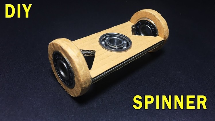 How To Make A Fidget Spinner Out Of Cardboard
