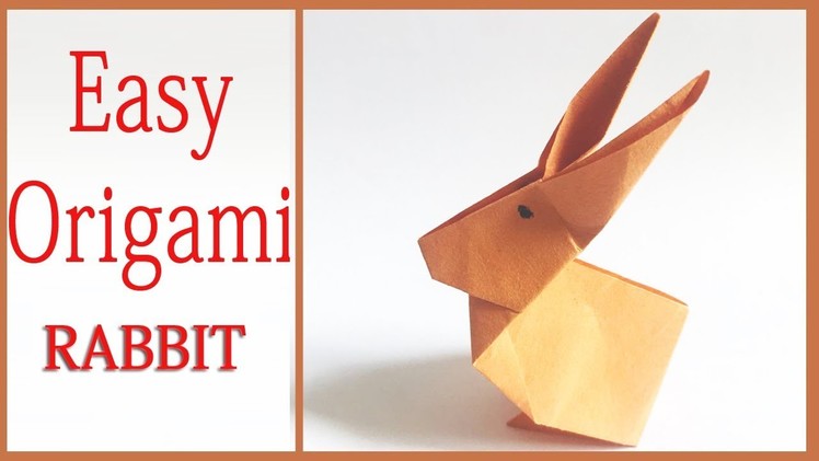 How to make a paper Rabbit? || origami rabbit tutorial(easy for children)  by meartist.in