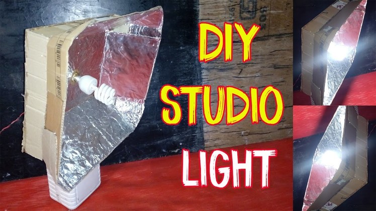 How to Make a Studio Light At home