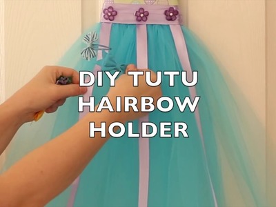 How To Make A Tutu Hair Bow Holder Diy bow organizer