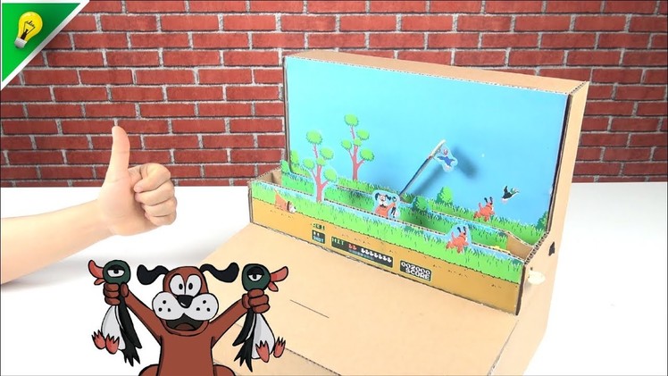 How to make Amazing Game DUCK HUNT from Cardboard - [No.8] Amazing Game from Cardboard