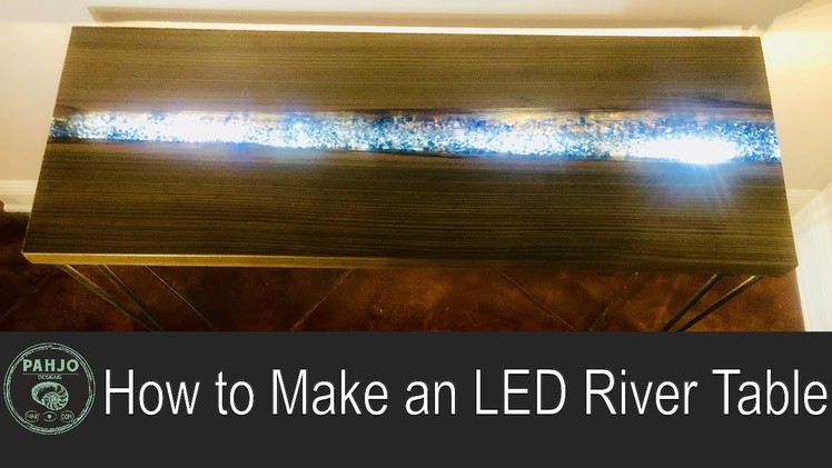 How to Make an LED River Table - Epoxy Resin