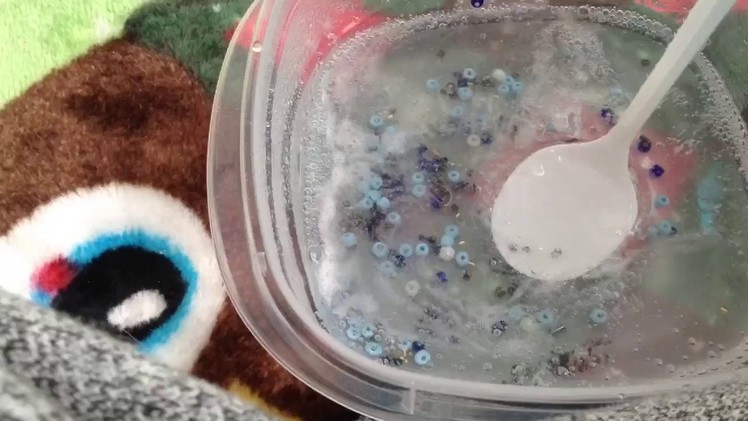 HOW TO MAKE CRUNCHY.BEAD SLiME