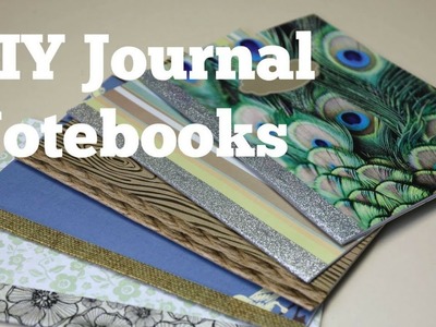 How to Make DIY Journal Notebooks Out of Scrapbook Paper - Thrift Diving