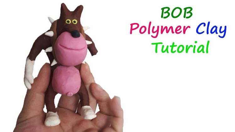 How To Make Oggy And The Cockroaches BOB Character - Polymer Clay Tutorial