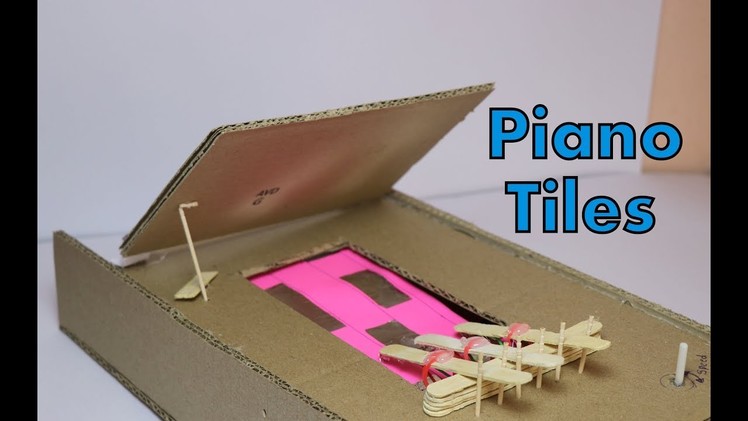 How To Make Piano Tiles From Cardboard-Amazing Cardboard Game