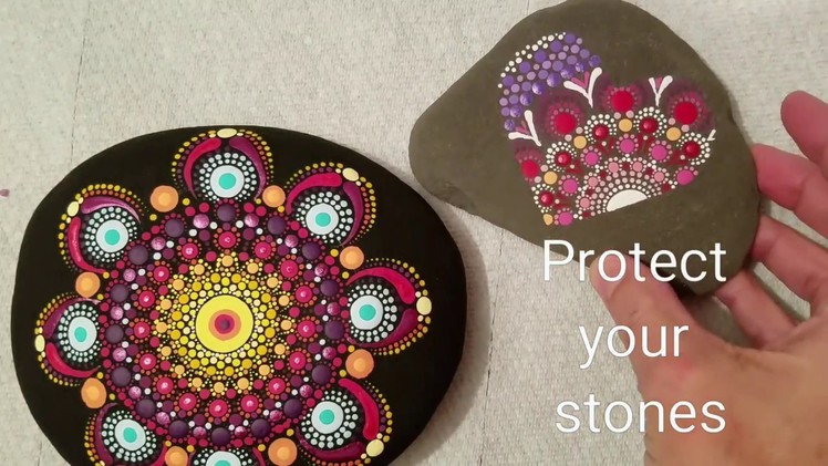 How to protect your painted rocks & stones