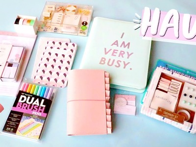 Huge Stationery Haul!! Bullet Journal, Traveler's Notebook, Stickers, and More!