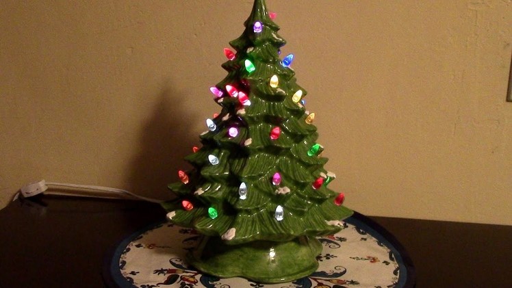 Jazzing up a Ceramic Christmas Tree