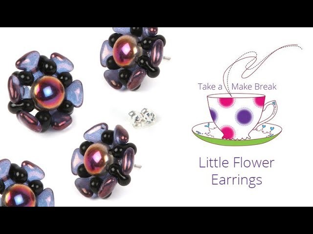 Little Flowers Earrings | Take a Make Break with Beads Direct