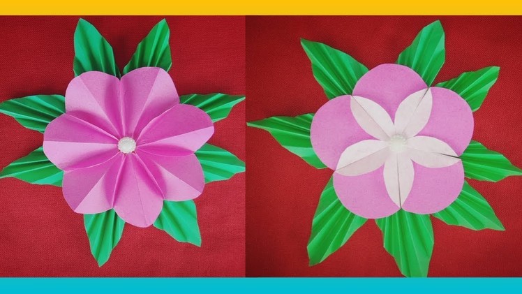 Make Flowers with craft papers