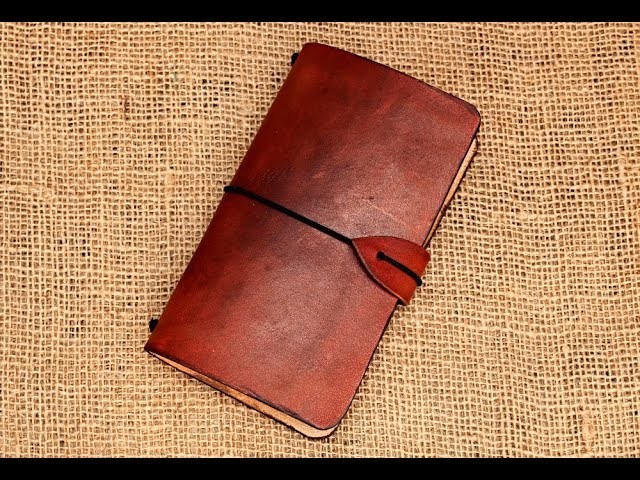 Making a simple moleskine leather cover