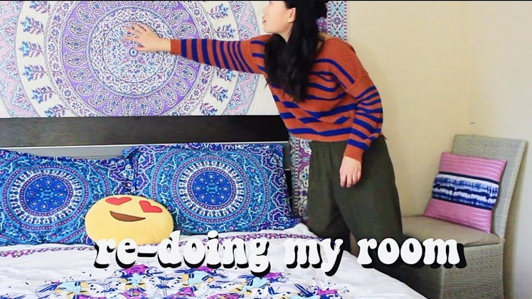 Organizing & re-doing my room time lapse