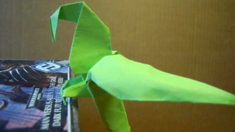 Origami Macaw Parrot finished