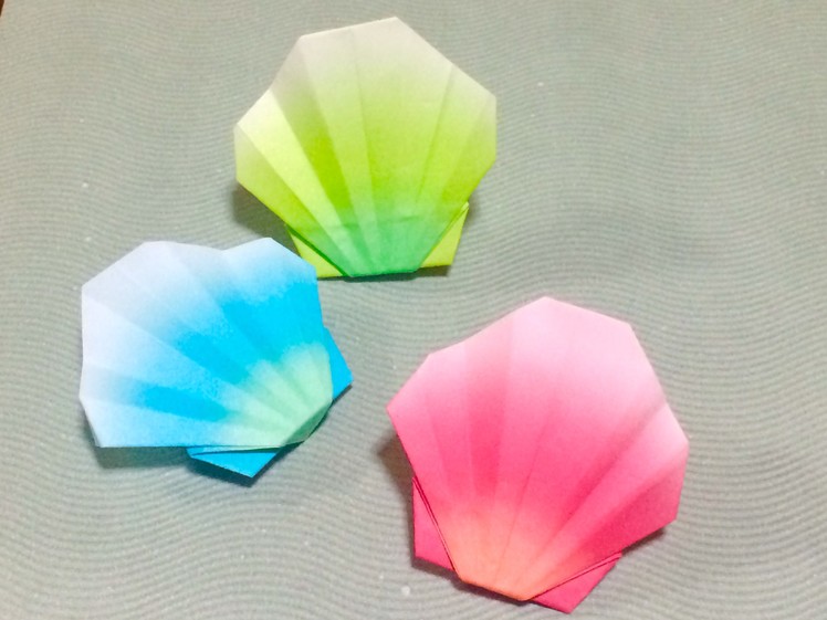 折り紙 貝     Origami Shell