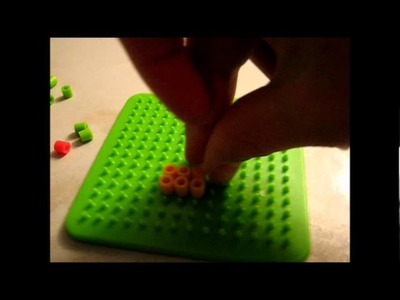 Perler bead mini cupcake tutorial