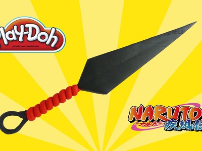 Play doh Naruto Kunai - how to make with playdoh