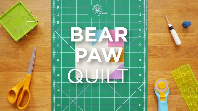 Quilt Snips Mini Tutorial - Bear Paw Quilt