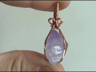 Rough Crystal Point Wire Wrapped Pendant Tutorial