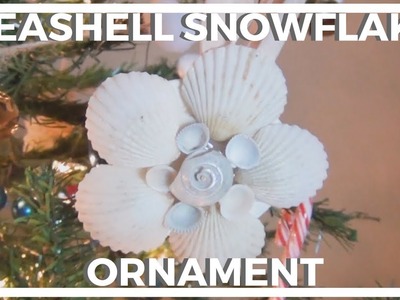 Seashell Snowflake Ornament ♥ 12 DIYs of Christmas