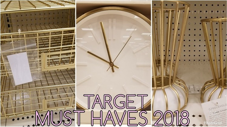SHOP WITH ME: TARGET 2018 JANUARY  HOME DECOR COLLECTION  IS LIT!!! IDEAS FOR MY OFFICE