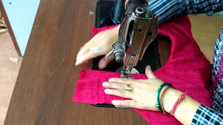 Simple Suit. Kurti Stitching in Hindi tutorial - हिंदी में सूट.कुर्ती सिलाई का सरल  तरीका