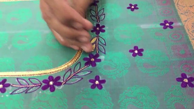 Simple THREAD work blouse making