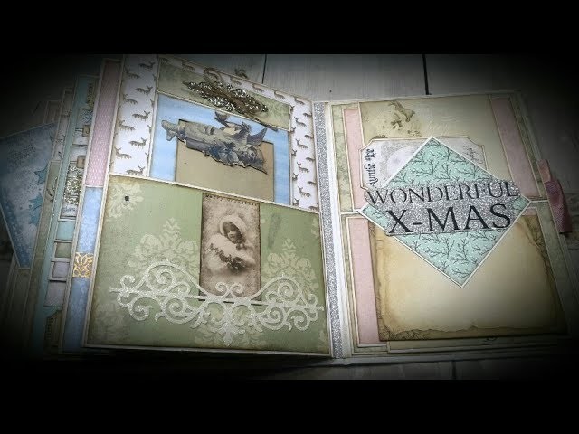 Tutorial # 5  Candy Sweet Christmas Album ( Vectoria Designs project )