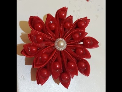 Tutorial Bros Kanzashi "Fire"