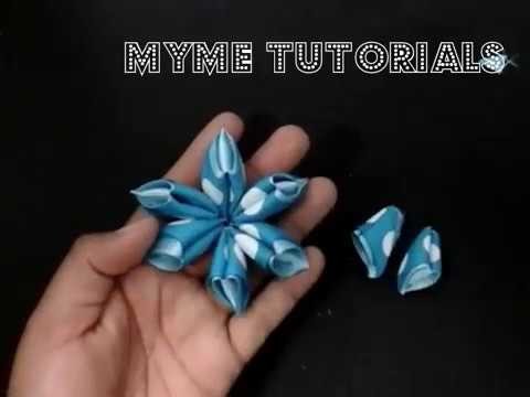 TUTORIALS RIBBON FLOWERS. FLORES DE LISTON FACILES