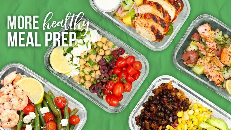 5 MORE Healthy Meal Prep Ideas | New Year 2018
