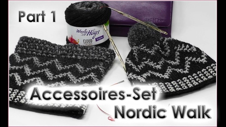 Accessoire Set Nordic Walk - SIMPLY Tunisian Crochet -  Part 1