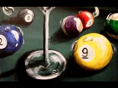 Barry's Pool-tini Painting