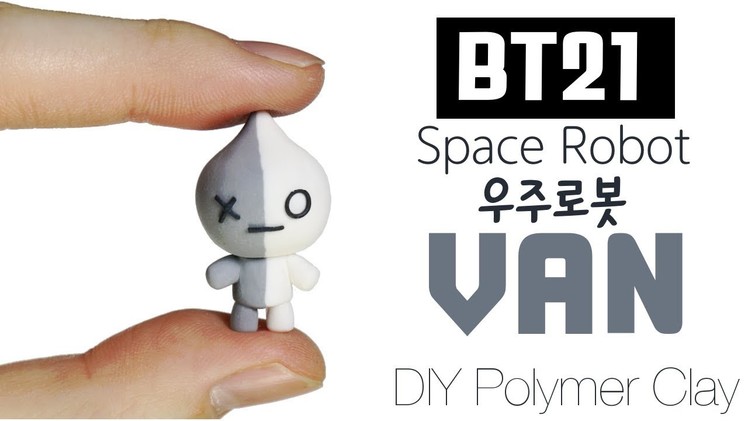 BT21 BTPlanet Series: How to DIY VAN Polymer Clay Tutorial