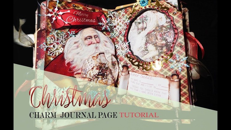 Charmed Christmas SnowGlobe Journal Page - Tutorial