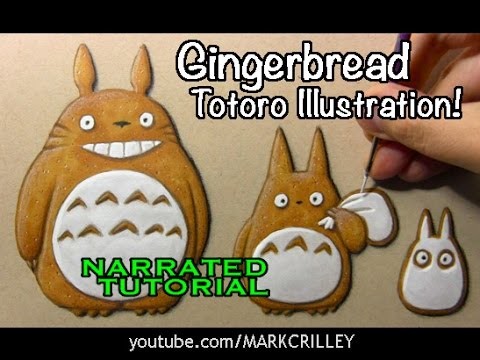 Coloring Tips: Gingerbread Totoro Illustration