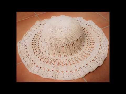 Crochet a lacey, chic, elegant summer hat (step by step)