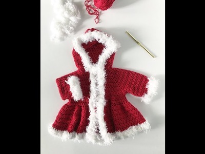Crochet Baby Santa Sweater: Making the Armhole