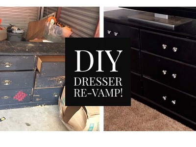 DIY Dresser ReVamp - Dresser Makeover ! | Pre'Knechia Ja'Nae