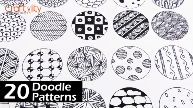 Doodle Patterns | 20 Doodle Patterns Part 1 | Zentangle Patterns | Mandala Patterns | SPEED-UP ART