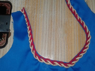 Dori neck design  cutting and stitching