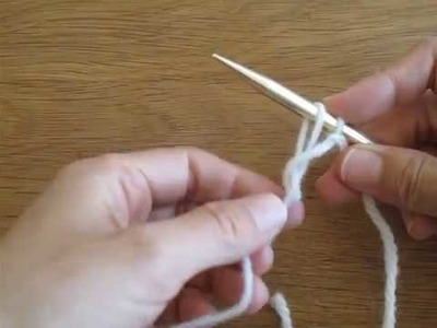 Double-Twist Loop Cast On. 細い糸のための、伸びる作り目