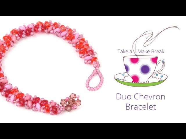 Duo Chevron Bracelet | Take a Make Break with Beads Direct