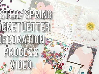 Easter.Spring Pocket Letter Process. Spring Mail Ideas ????????