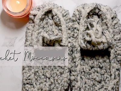 Easy Crochet Moccasins Tutorial