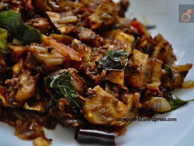 Easy Kerala Mushroom Rost.Mushroom Peralan.Mushroom Ularthiyathu.Koon Roast-with Subtitle Recp 59