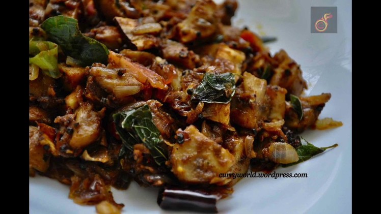 Easy Kerala Mushroom Rost.Mushroom Peralan.Mushroom Ularthiyathu.Koon Roast-with Subtitle Recp 59
