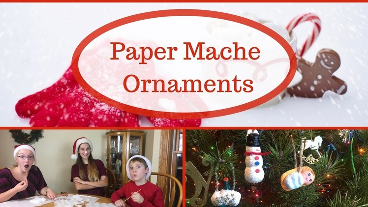 Easy Papier Mache Ornaments - No Plaster of Paris!