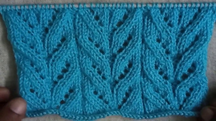 Easy Single Color Knitting Pattern No.110|Hindi