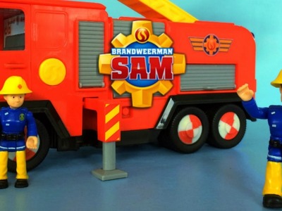 Fireman Sam Toys Unboxing Deluxe Jupiter by Simba |  Fire Truck Brandweerman Sam